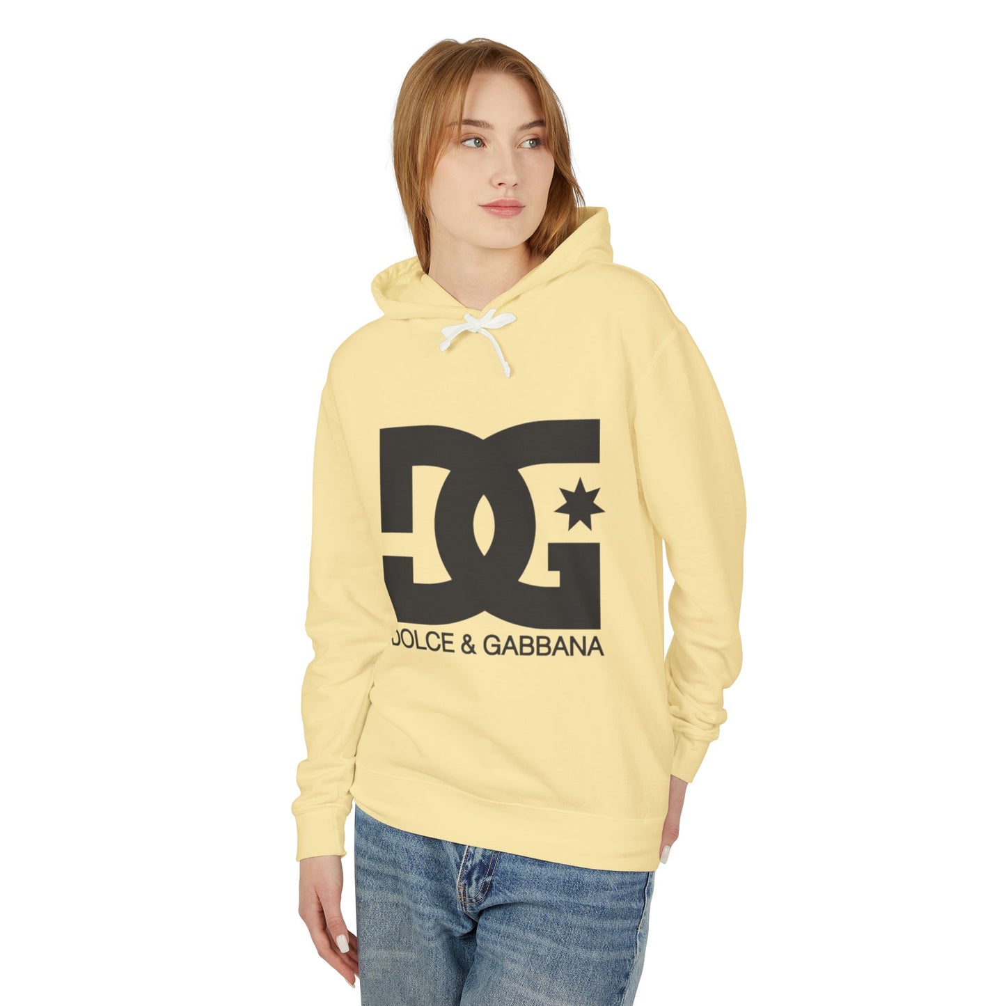 Stylish Unisex Lightweight Hoodie with Dolce & Gabbana Logo, Casual Sweatshirt, Streetwear, Gift for Him or Her, Trendy Layering