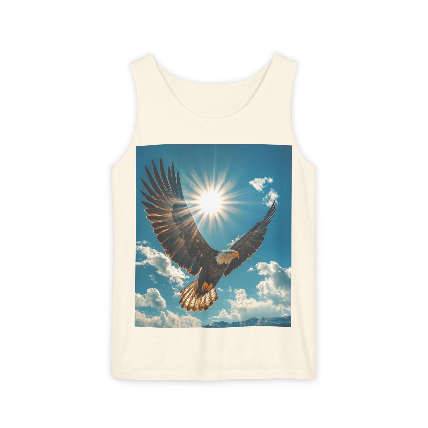 Eagle Sunflight Tank Top — Soaring Eagle Graphic Tank