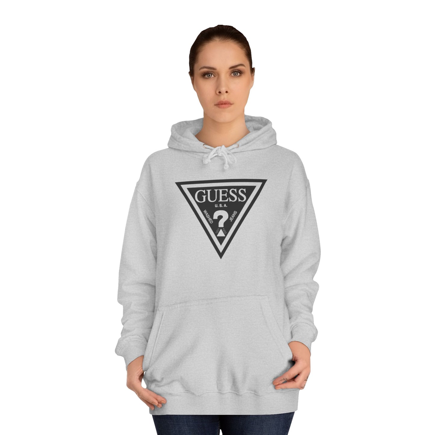 Unisex College Hoodie - Classic Guess Design
