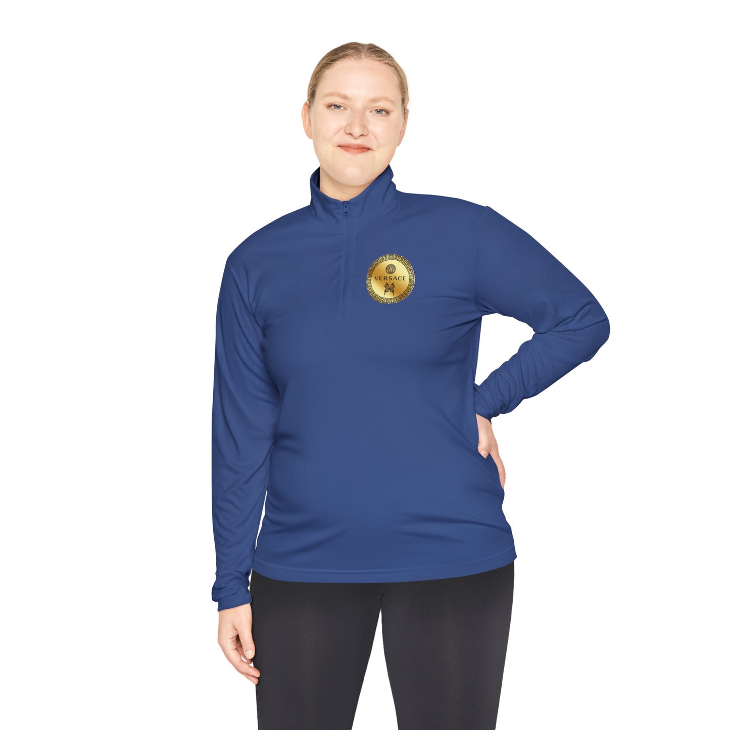 Versace-Inspired Unisex Quarter-Zip Pullover | Trendy Athletic Jacket, Fashionable Layering Top, Gift for Her, Stylish Casual Wear, [...]