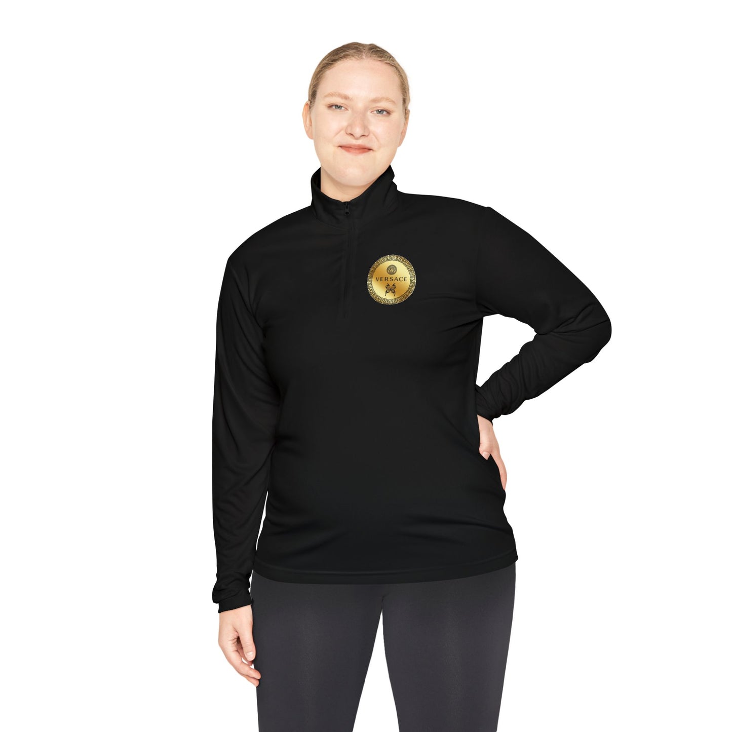 Versace-Inspired Unisex Quarter-Zip Pullover | Trendy Athletic Jacket, Fashionable Layering Top, Gift for Her, Stylish Casual Wear, [...]