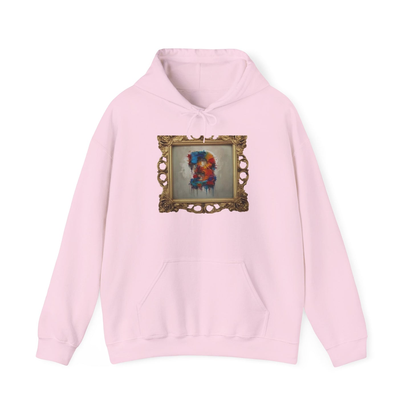 Colorful Art Hoodie, Unisex Heavy Blend Sweatshirt, Unique Gift for Art Lovers, Casual Wear, Cozy Winter Layer