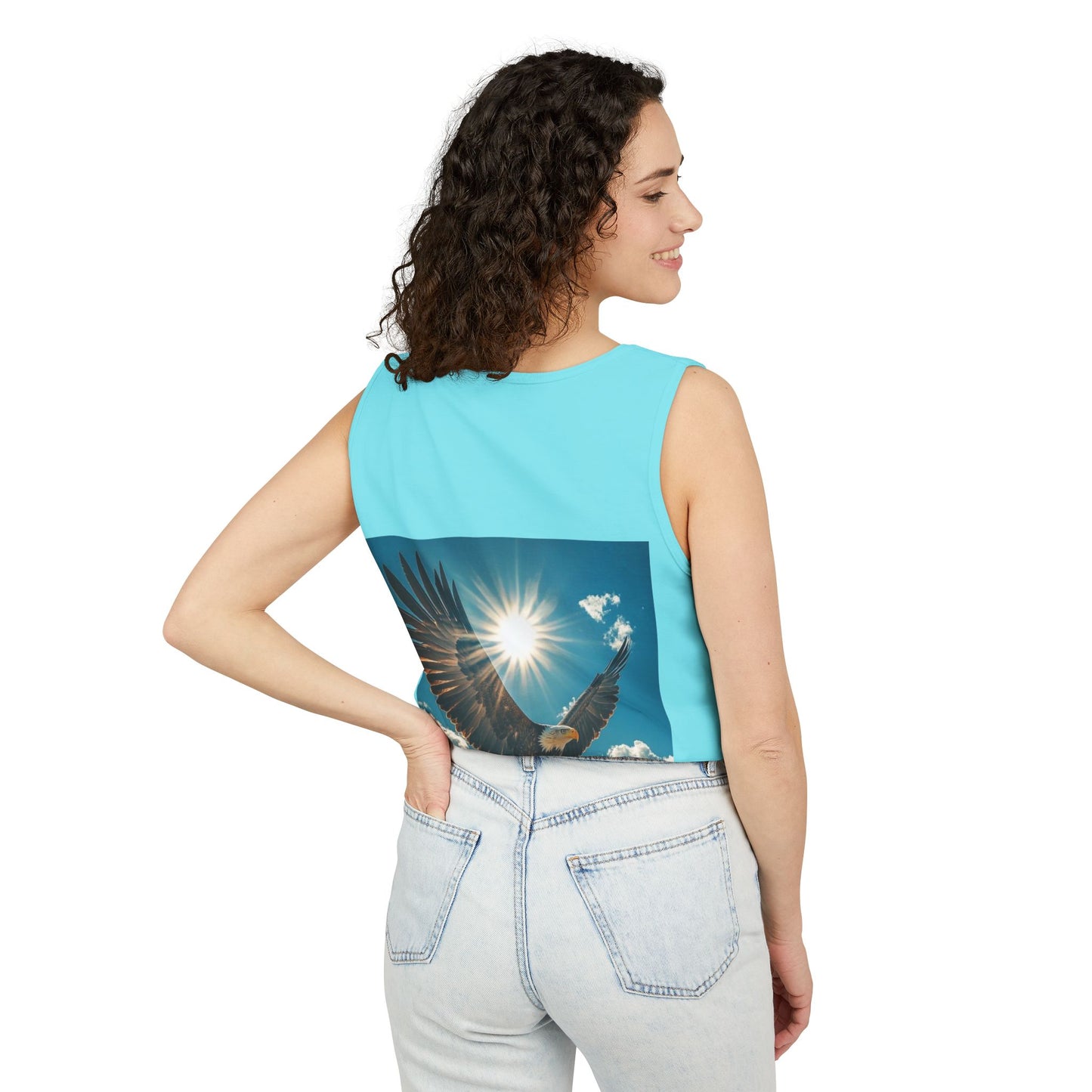 Eagle Sunflight Tank Top — Soaring Eagle Graphic Tank
