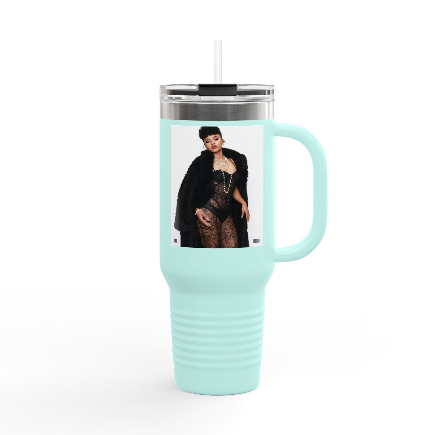 Chic Insulated Travel Mug, Stylish Hydration, 40oz Coffee Cup for Trendsetters, Perfect for Travel, Gifts for Her