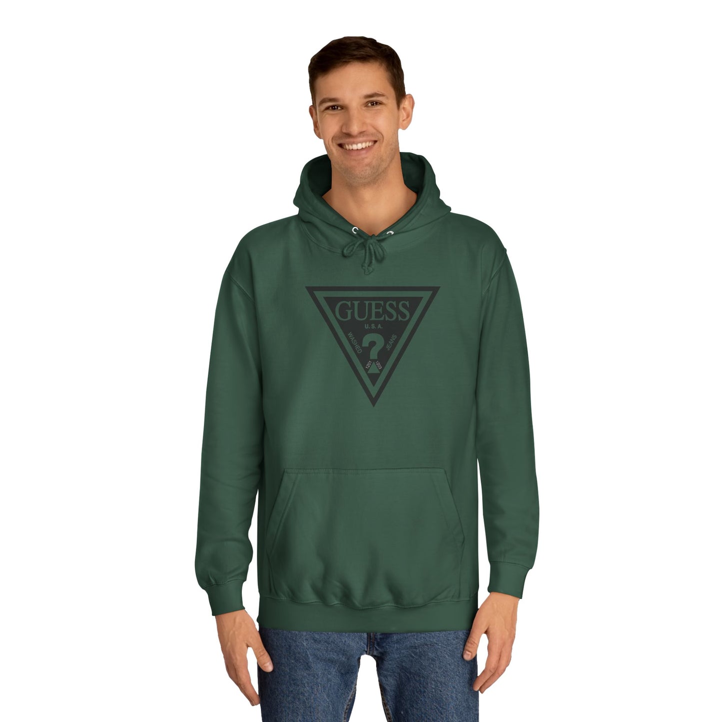 Unisex College Hoodie - Classic Guess Design