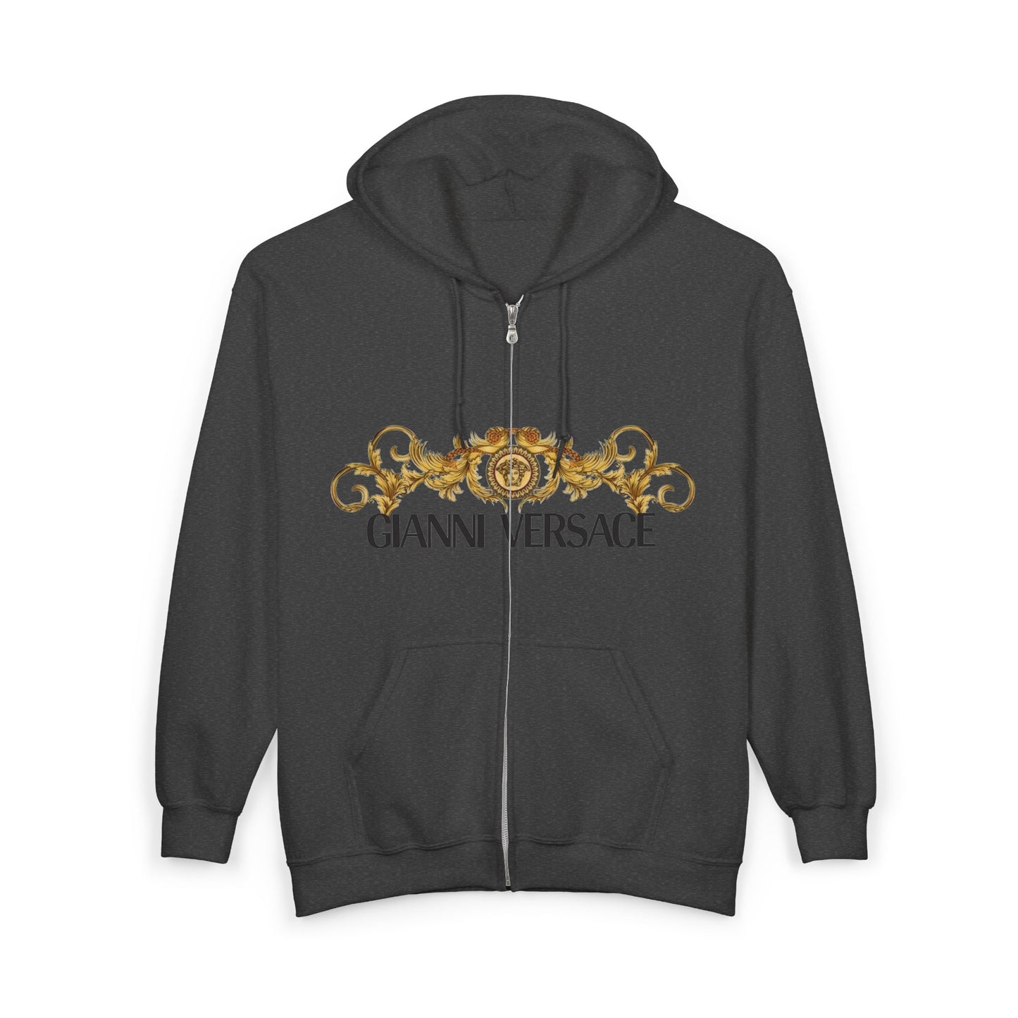 Gold Baroque Anniversary Zip Hoodie