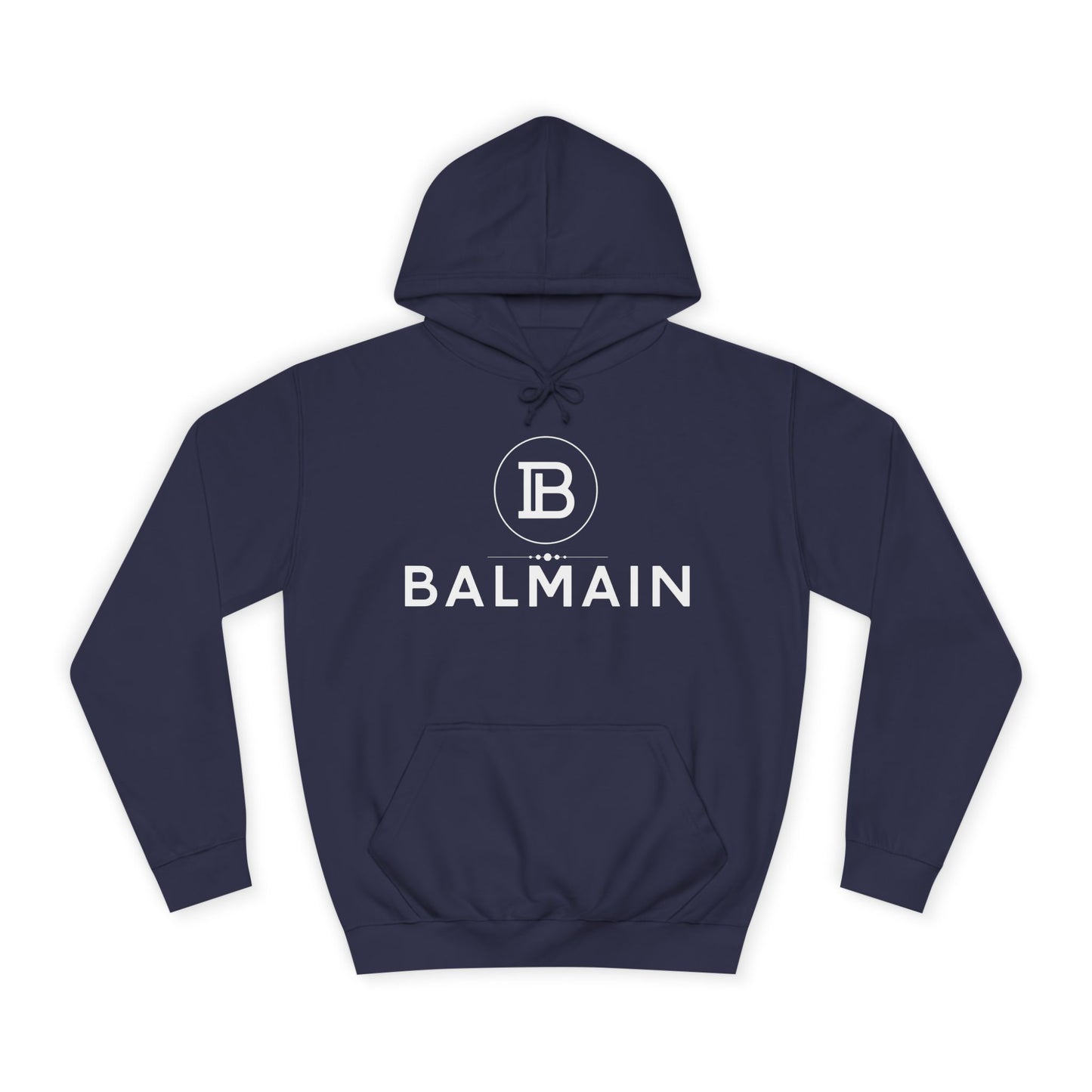 Stylish Unisex College Hoodie with BALMAIN Logo