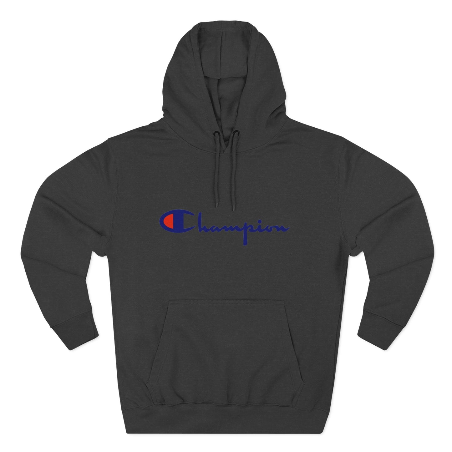 Champion Logo Hoodie – Classic Script Athletic Pullover