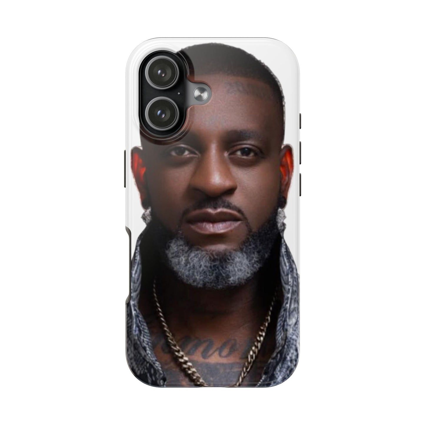Portrait Tough Phone Case — Bold Bearded Man Photo Design