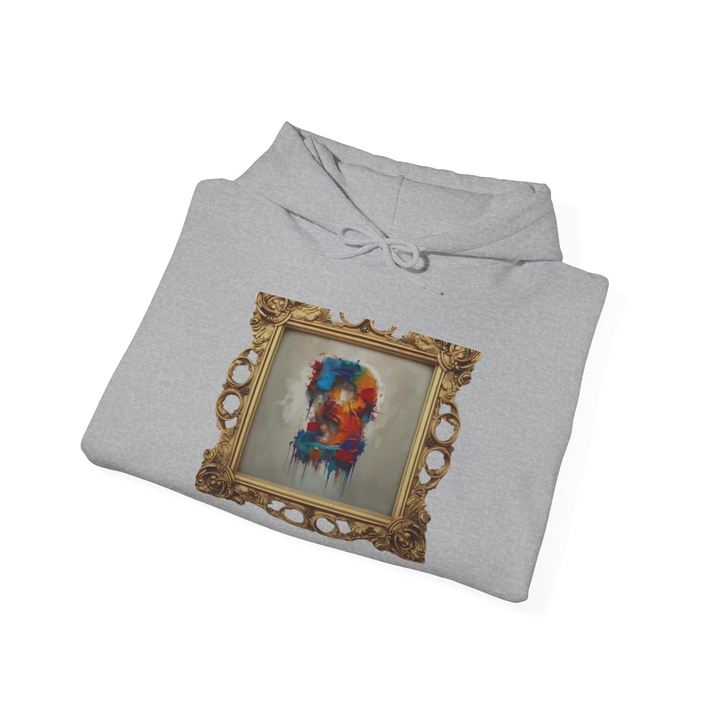 Colorful Art Hoodie, Unisex Heavy Blend Sweatshirt, Unique Gift for Art Lovers, Casual Wear, Cozy Winter Layer