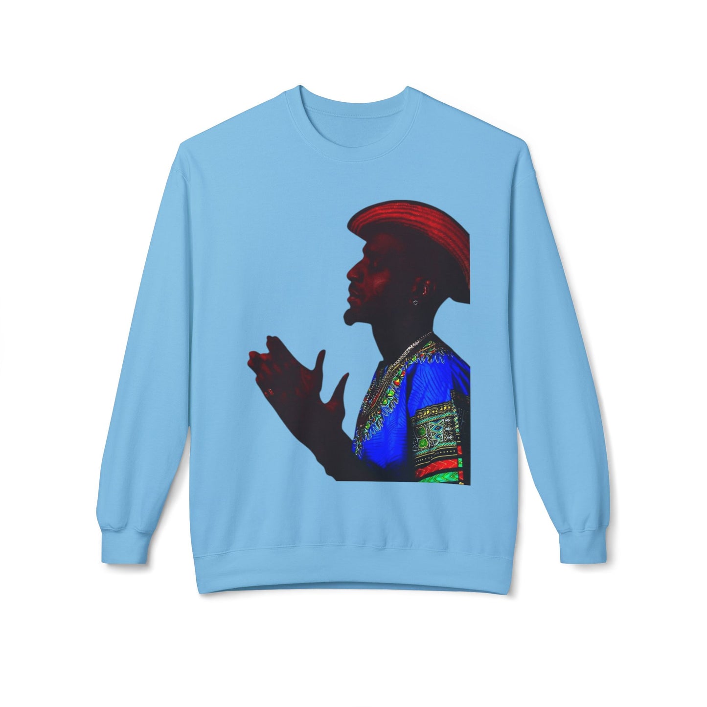 shirt local Cultural Vibes Crewneck Sweatshirt, Unisex Fleece Sweater, Ethnic Apparel, Holiday Gift, Cozy Fashion
