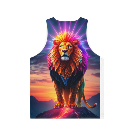 Royal Lion Tank Top — Crowned King Graphic Tank