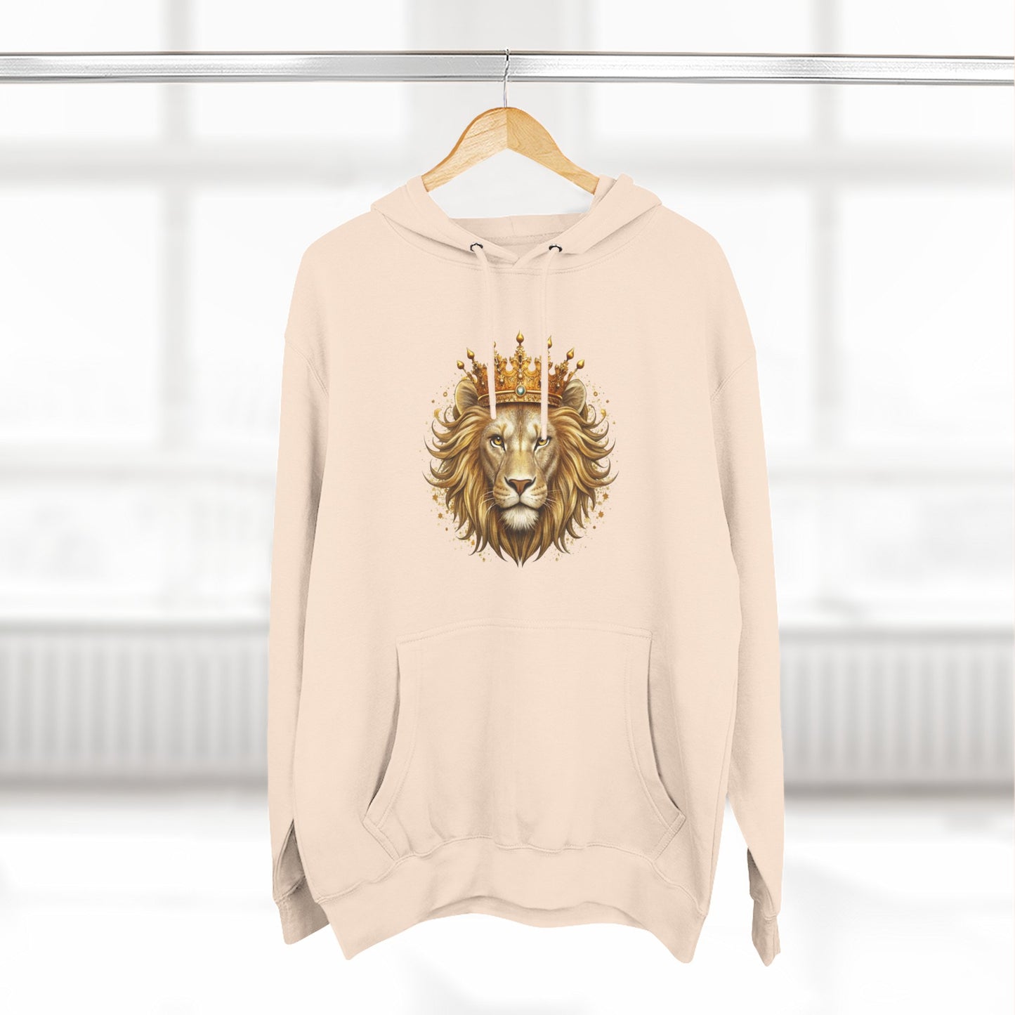 Lion King Crown Hoodie – Regal Lion Graphic Pullover