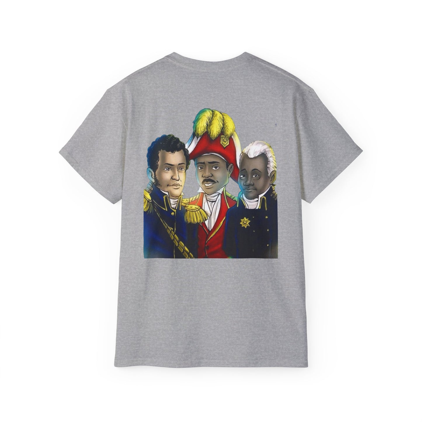 Bold Graphic Tee: Historical Artistry, Unisex Cotton Shirt, Fun Gift for History Buffs, Perfect for Casual Wear, Unique Statement Shirt