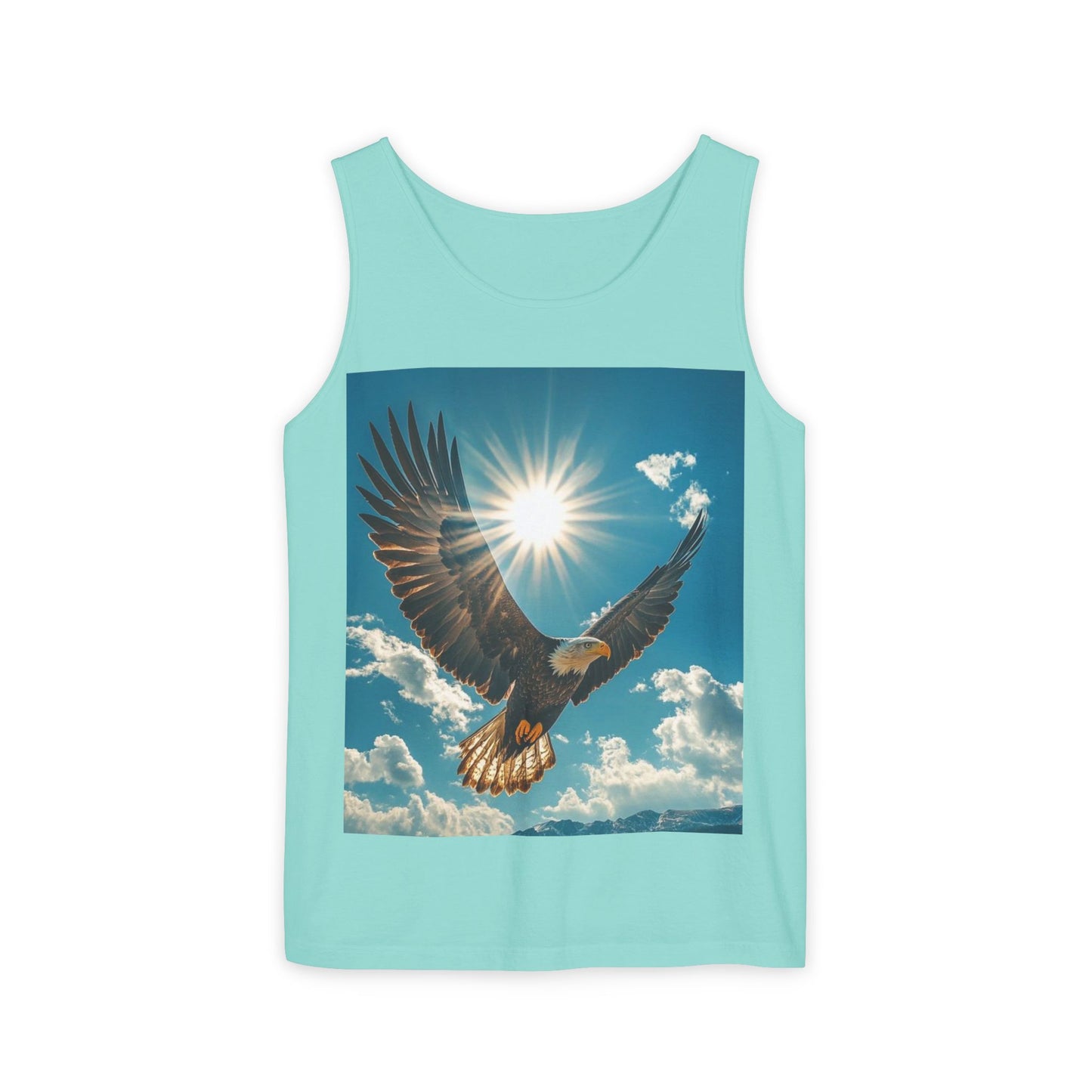 Eagle Sunflight Tank Top — Soaring Eagle Graphic Tank