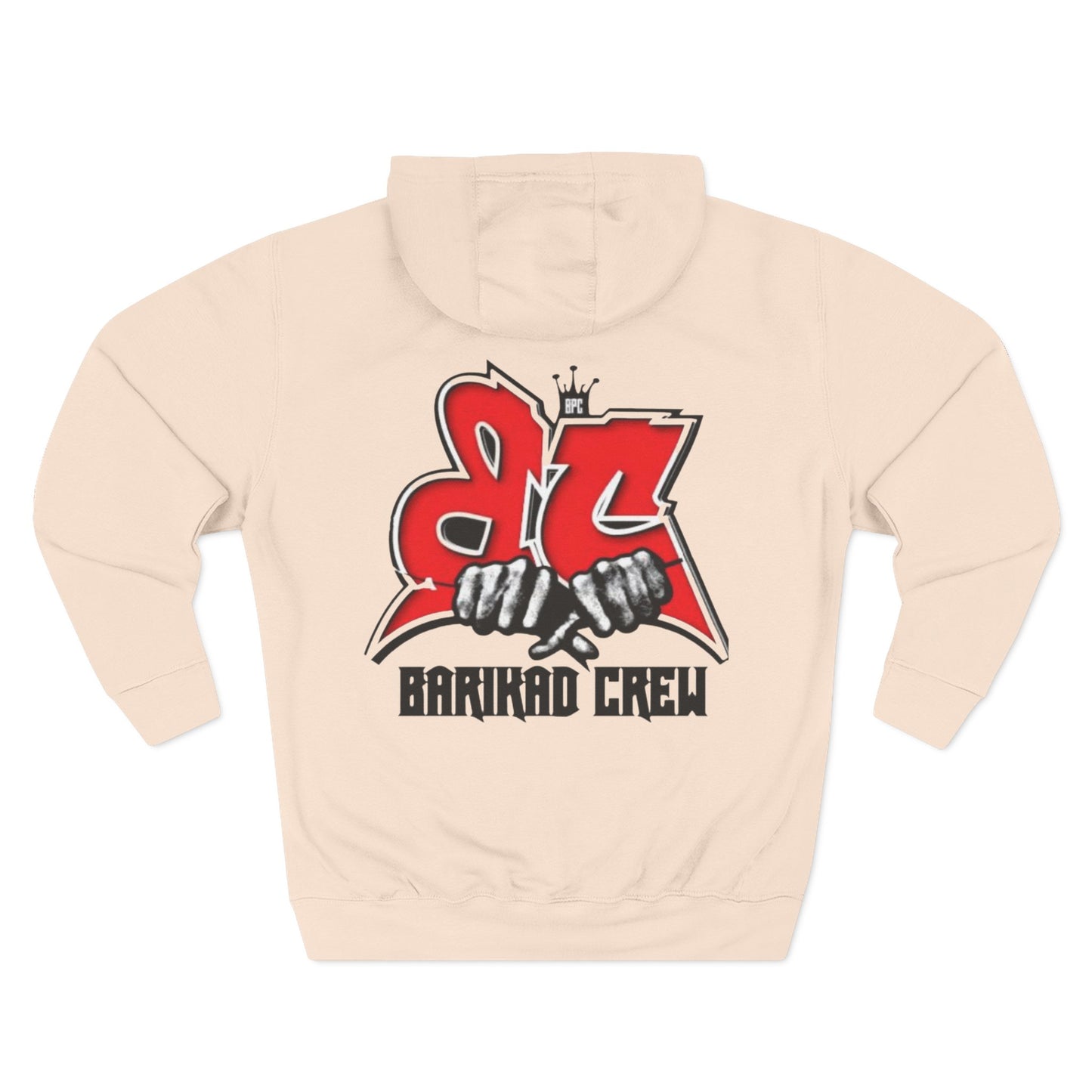 Stylish Three-Panel Fleece Hoodie for Trendsetters, Graphic Hoodie, Cozy Sweatshirt, Streetwear, Gift for Him/Her/Teens