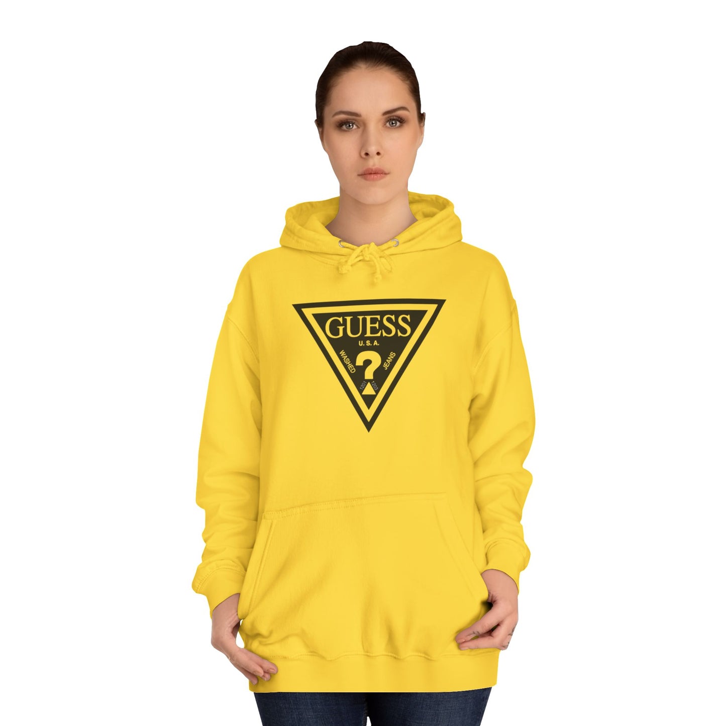 Unisex College Hoodie - Classic Guess Design