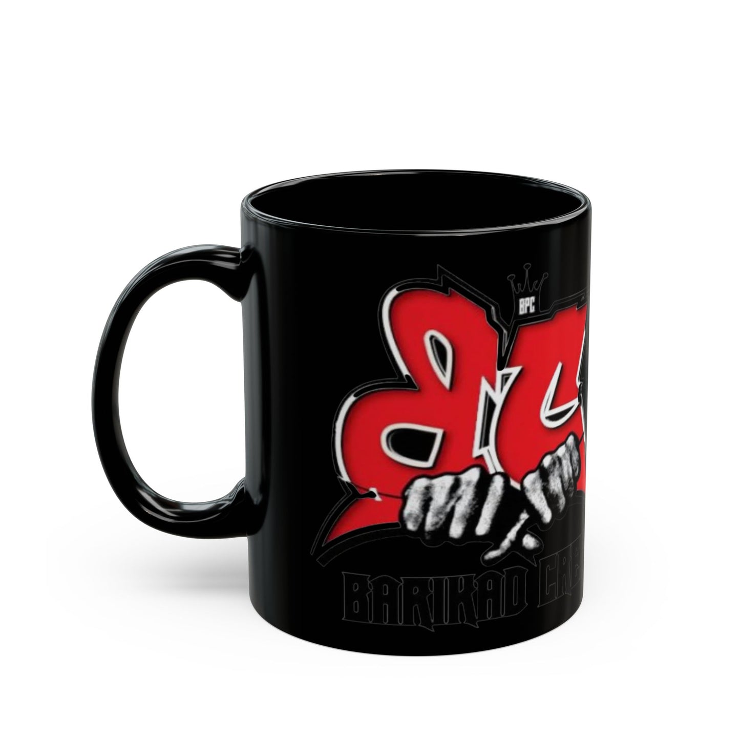 Bold Graphic Black Mug - Perfect for Coffee Lovers, Gift for Friends, Unique Kitchen Decor, Rock Music Enthusiast, Gift for Birthdays, [...]
