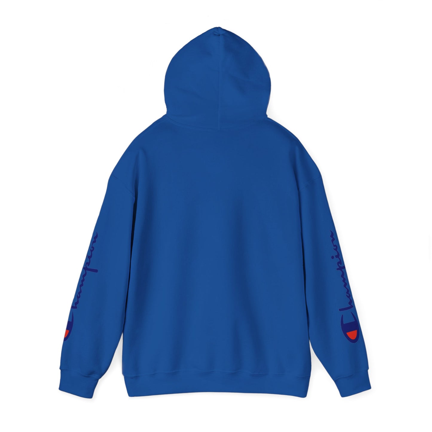 Champion Logo Unisex Hoodie, Cozy Streetwear Sweatshirt, Casual Layering Top, Gift for Him/Her, Everyday Comfort Wear