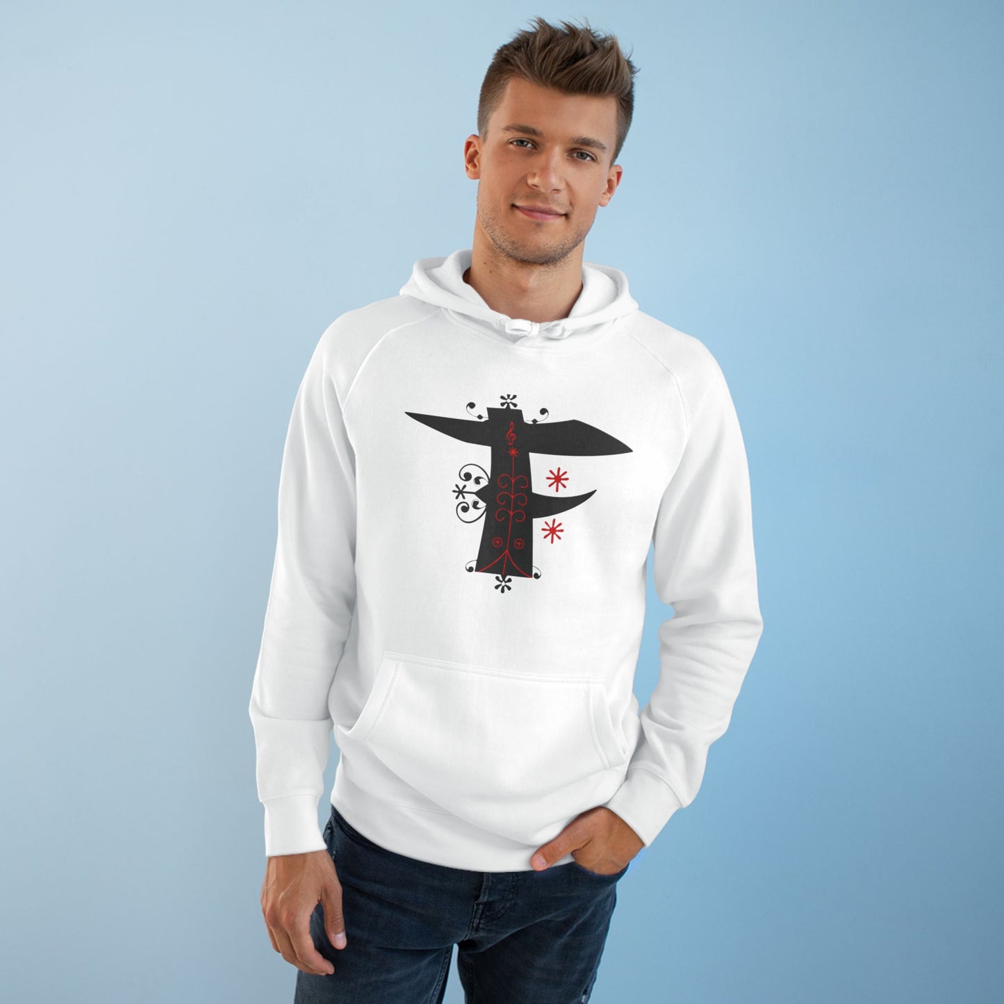Stylish Unisex Supply Hoodie with Unique Art, Trendy Streetwear, Gift for Him/Her, Cozy Casual Wear, Perfect for Everyday