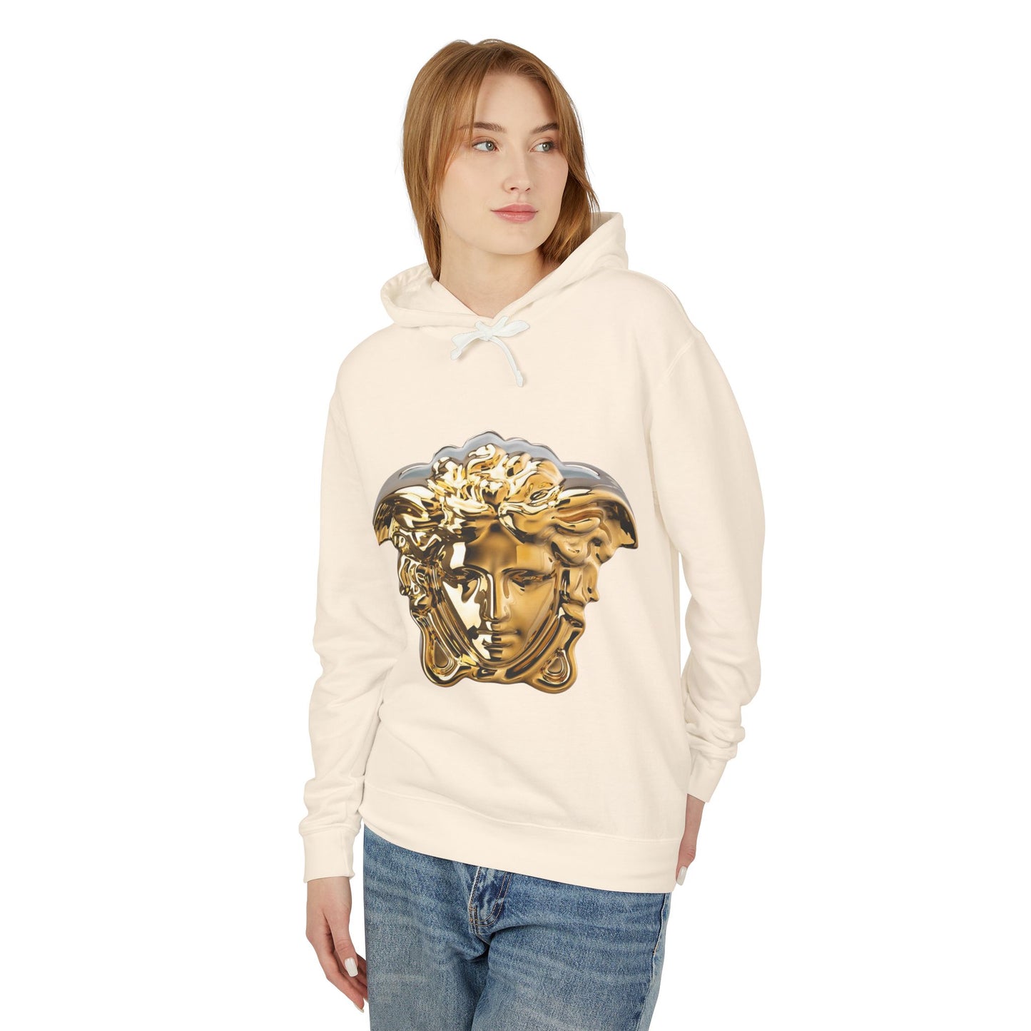 Chic Designer Hoodie with Versace Inspired Design, Luxury Sweatshirt, Fashion Layering Piece, Gift for Trendsetters, Unisex Casual Wear