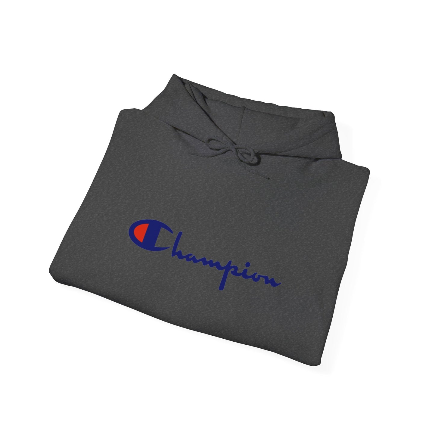 Champion Logo Unisex Hoodie, Cozy Streetwear Sweatshirt, Casual Layering Top, Gift for Him/Her, Everyday Comfort Wear