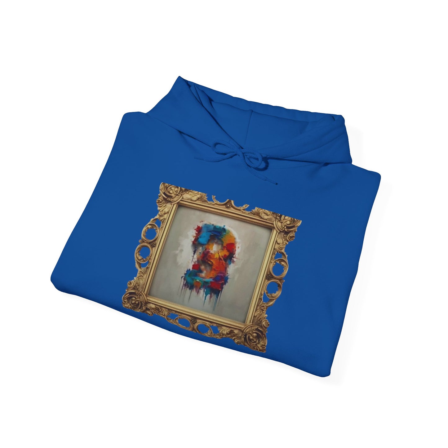 Colorful Art Hoodie, Unisex Heavy Blend Sweatshirt, Unique Gift for Art Lovers, Casual Wear, Cozy Winter Layer