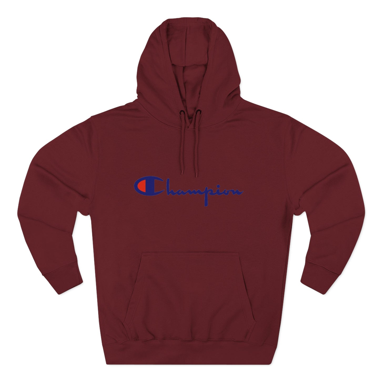 Champion Logo Hoodie – Classic Script Athletic Pullover