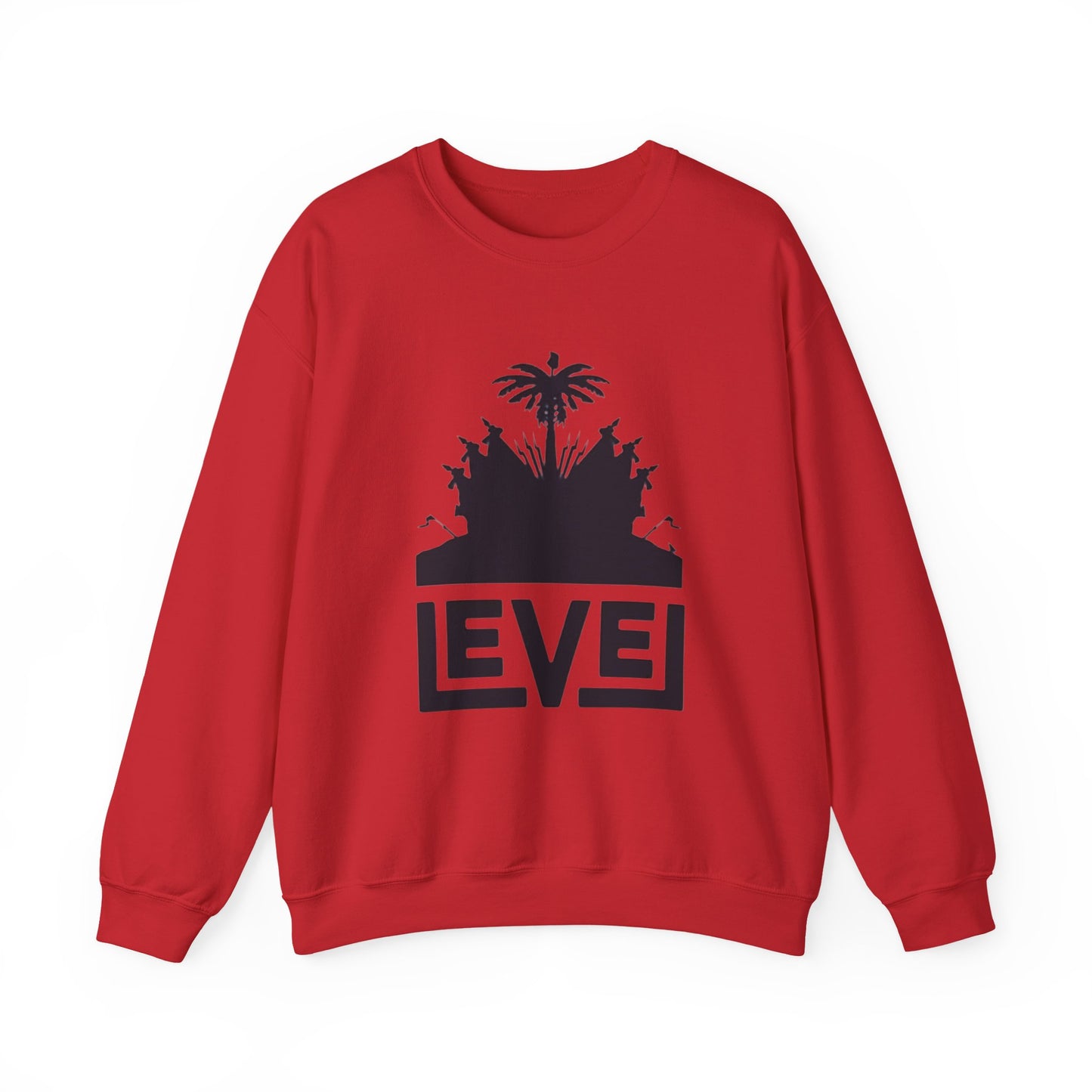 Urban Level Vibe Crewneck Sweatshirt | Unisex Casual Wear, Trendy Layering, Gift for Him/Her, Street Style, Everyday Comfort