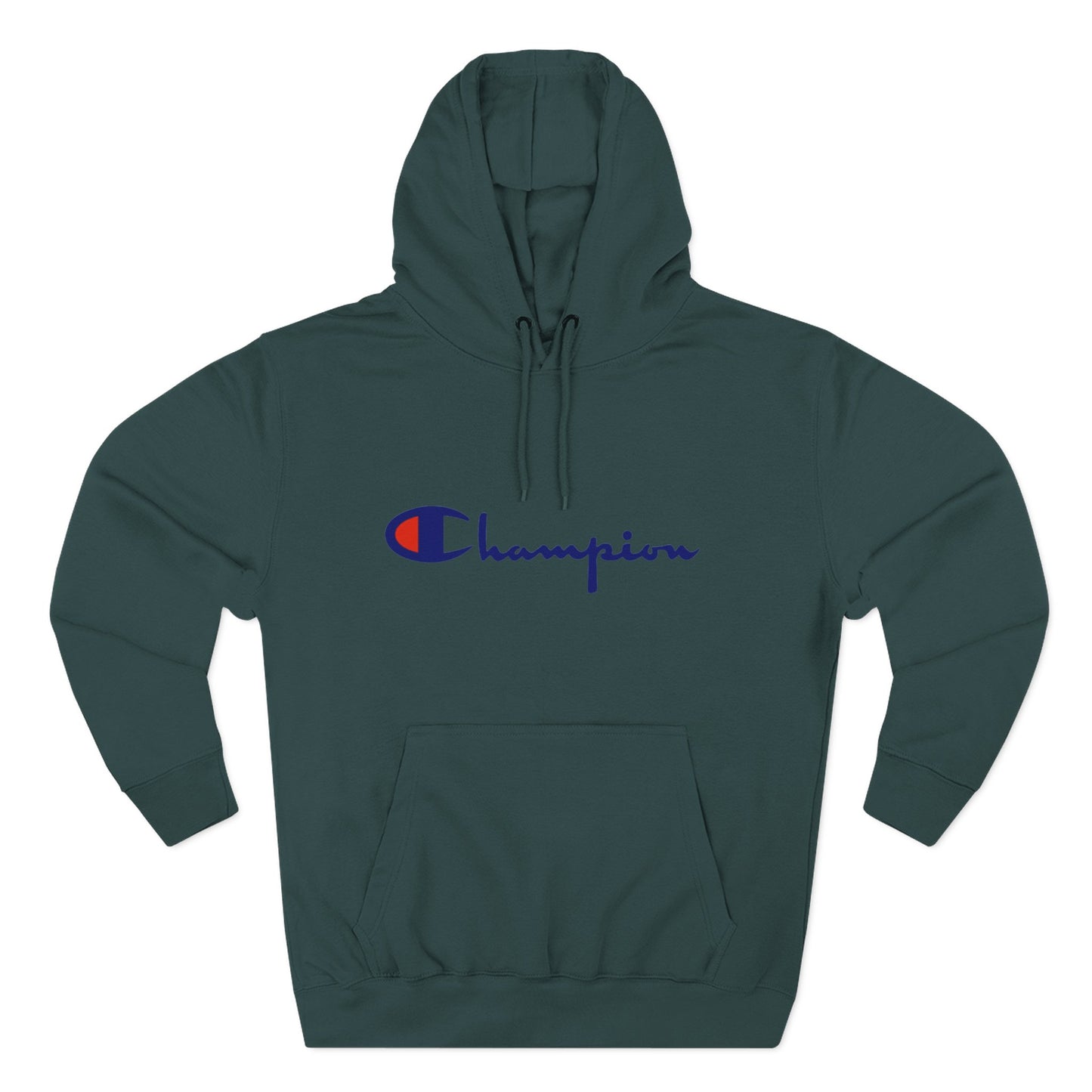 Champion Logo Hoodie – Classic Script Athletic Pullover
