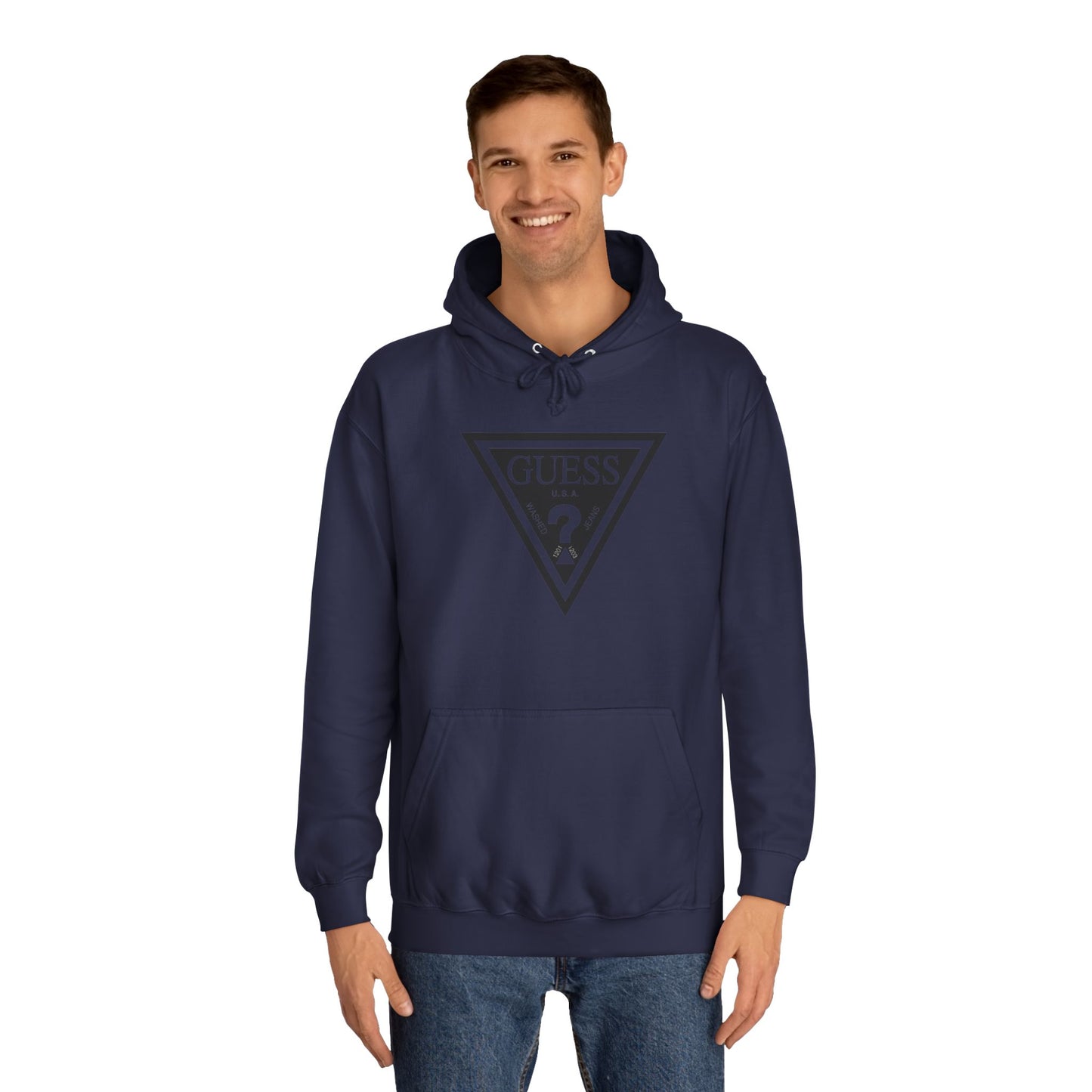 Unisex College Hoodie - Classic Guess Design