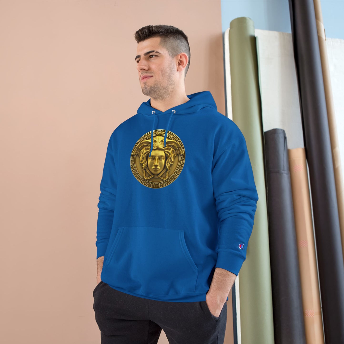 Gold Medusa Champion Hoodie
