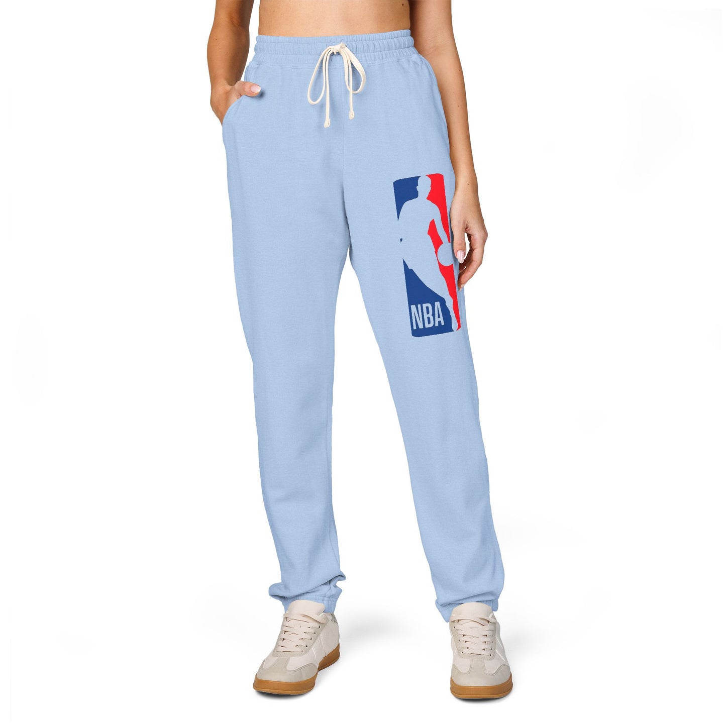 NBA Inspired Unisex Fleece Sweatpants, Casual Lounge Wear, Sports Fan Gift, Athleisure Style, Comfortable Sweatpants