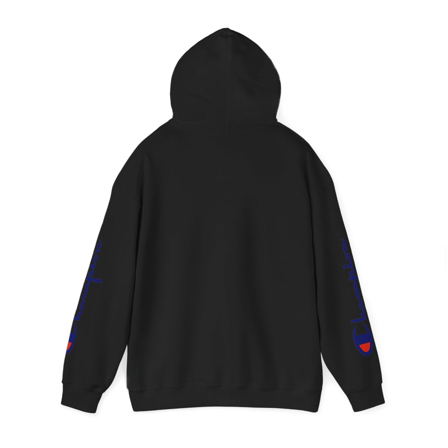 Champion Logo Unisex Hoodie, Cozy Streetwear Sweatshirt, Casual Layering Top, Gift for Him/Her, Everyday Comfort Wear