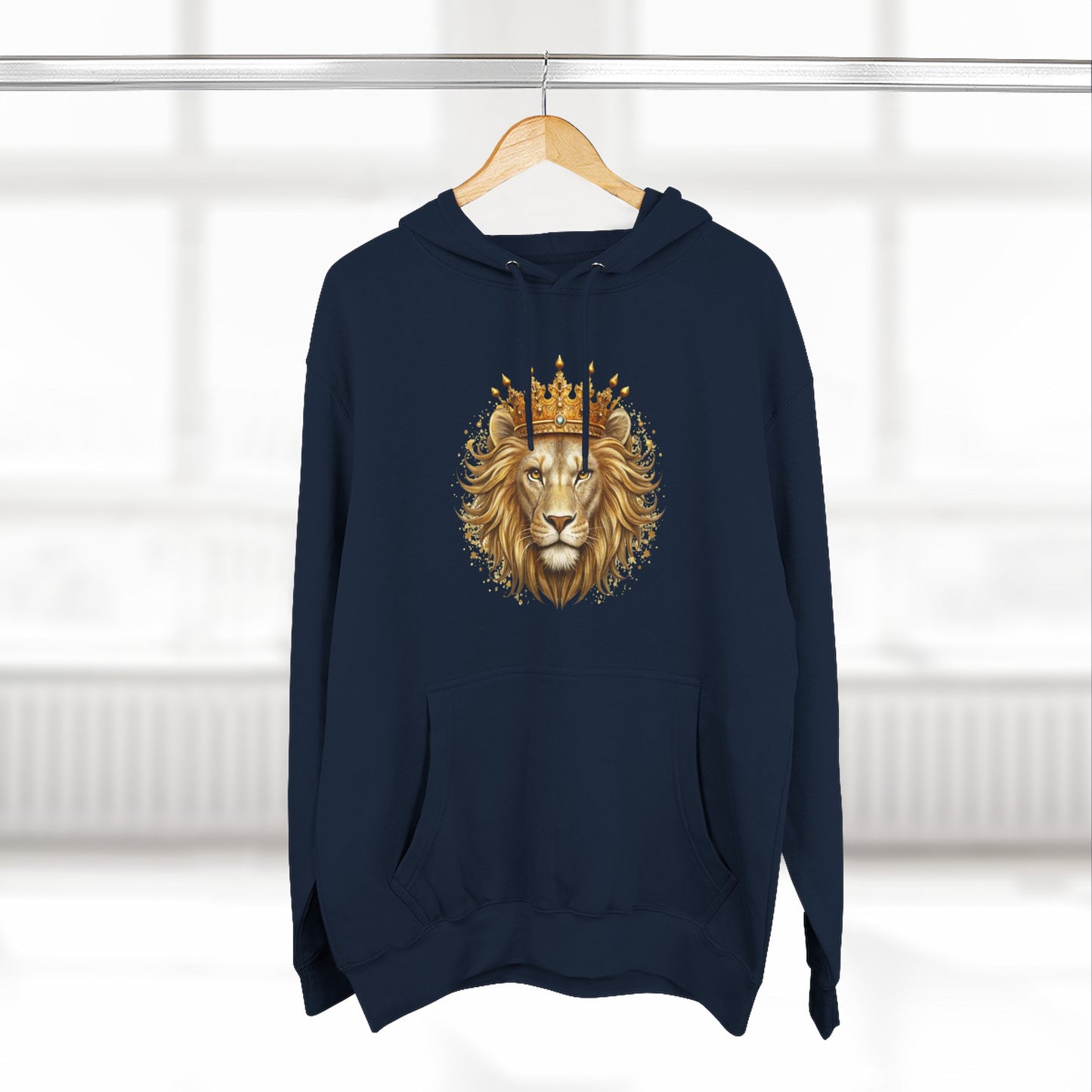 Lion King Crown Hoodie – Regal Lion Graphic Pullover