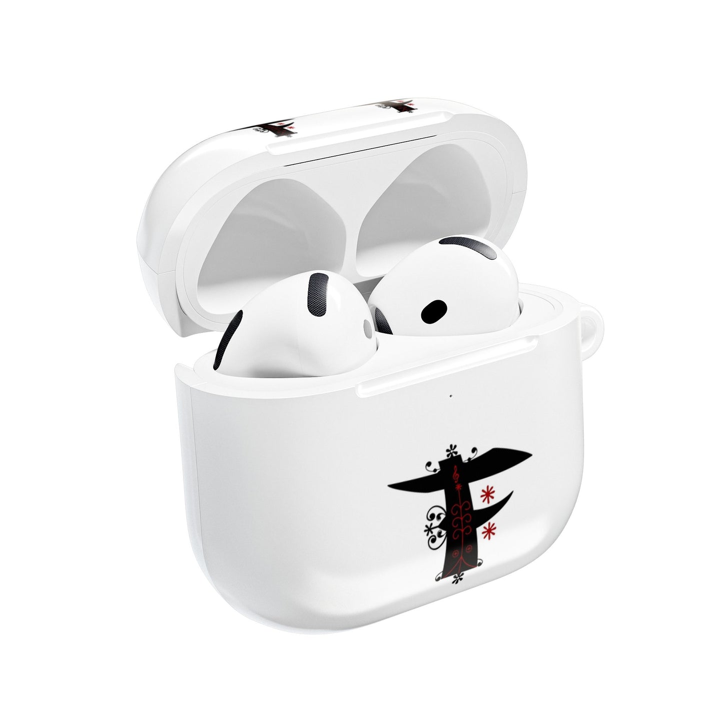 Unique Artistic AirPod Cases, Trendy Wireless Earbud Cover, Gift for Music Lovers, Personalized Tech Accessory, Cute Dart Art Design