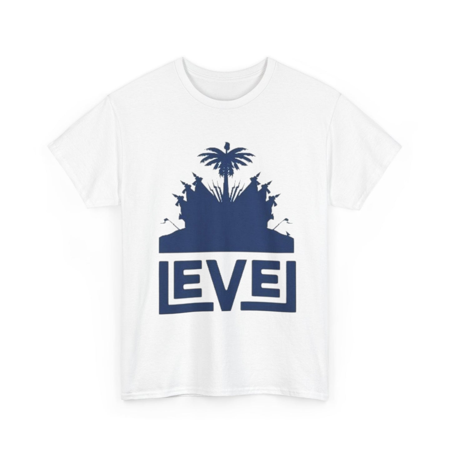 T-Shirt with Palm Tree Design