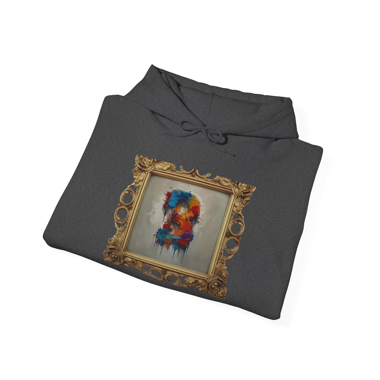Colorful Art Hoodie, Unisex Heavy Blend Sweatshirt, Unique Gift for Art Lovers, Casual Wear, Cozy Winter Layer