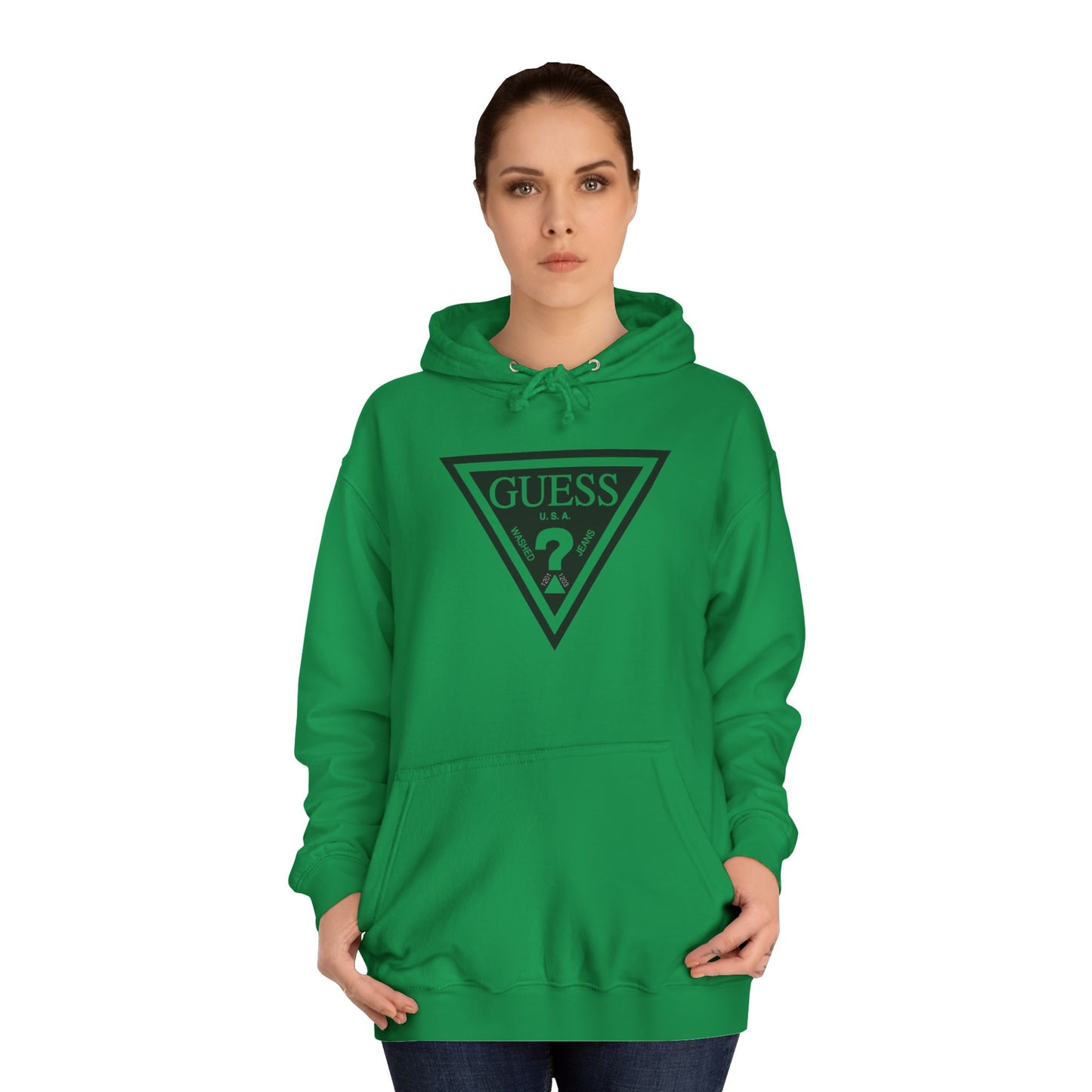 Unisex College Hoodie - Classic Guess Design