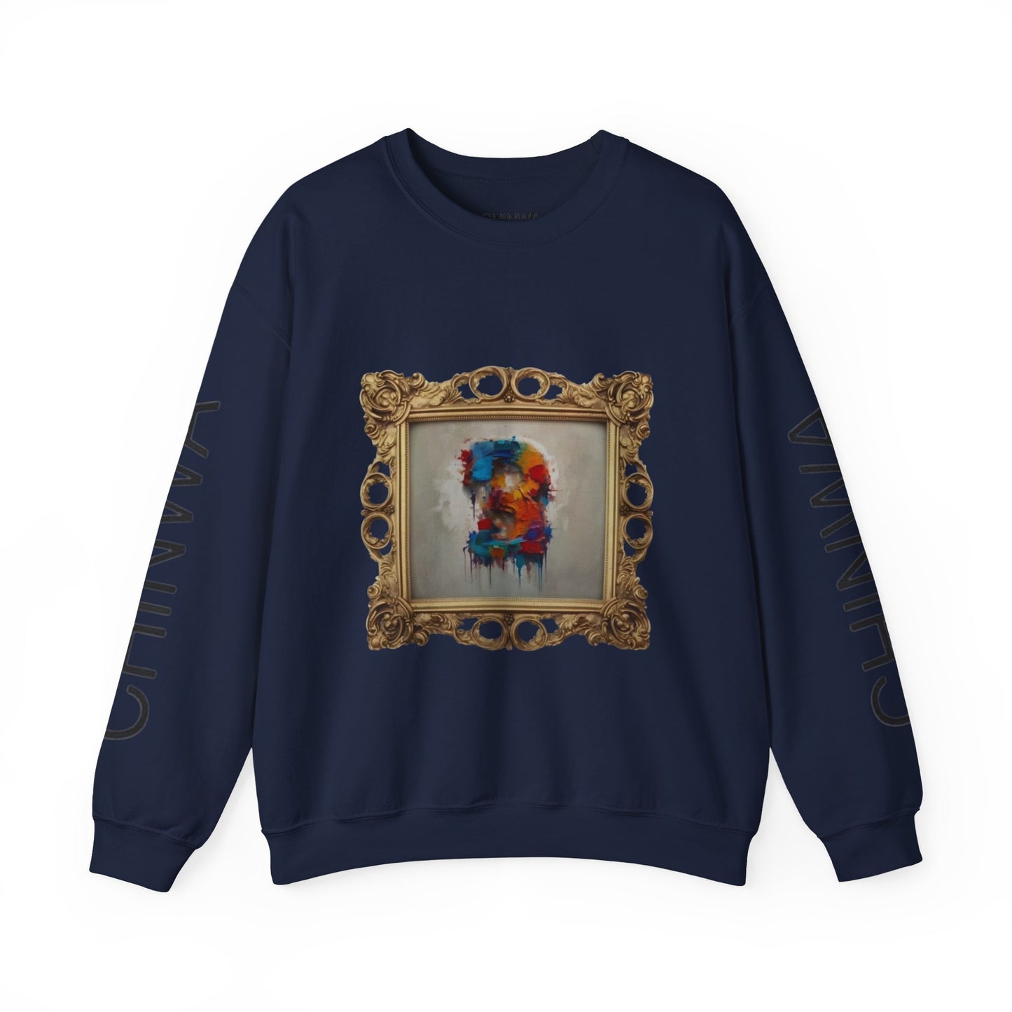 Artistic Unisex Crewneck Sweatshirt - Cozy, Unique Gift for Art Lovers, Casual Wear, Layering Piece, Trendy Fashion Statement