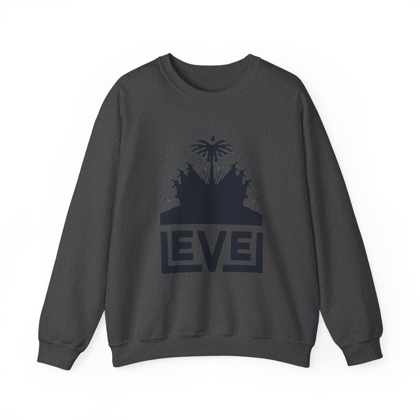 Urban Level Vibe Crewneck Sweatshirt | Unisex Casual Wear, Trendy Layering, Gift for Him/Her, Street Style, Everyday Comfort