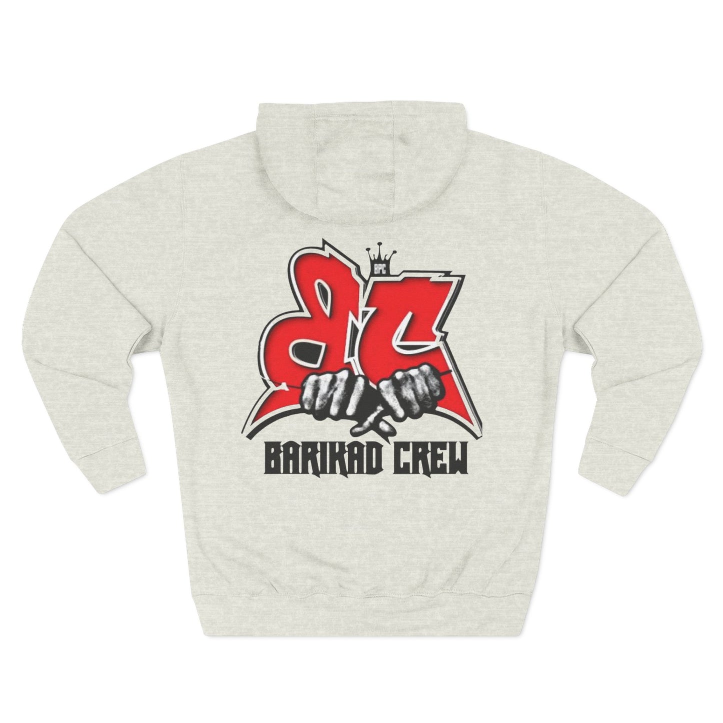 Stylish Three-Panel Fleece Hoodie for Trendsetters, Graphic Hoodie, Cozy Sweatshirt, Streetwear, Gift for Him/Her/Teens