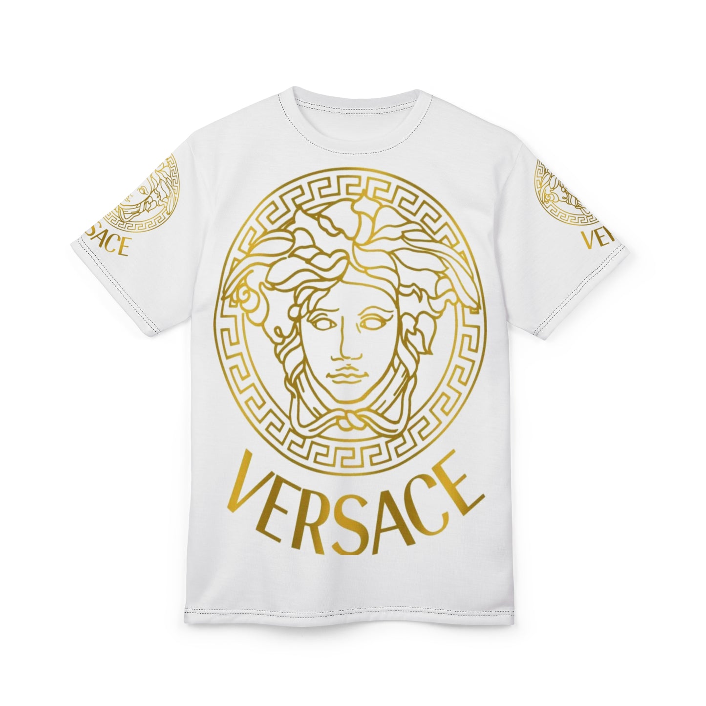 Versace-Inspired Unisex Tee, Trendy Streetwear, Fashion Statement Top, Unique Graphic Shirt, Casual Wear, Gift for Fashion Lovers