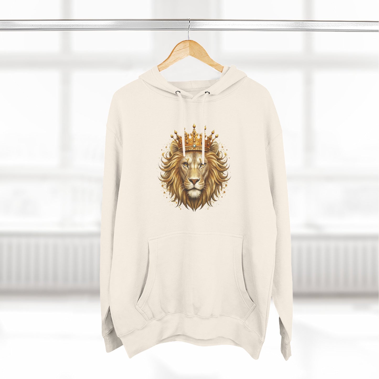 Lion King Crown Hoodie – Regal Lion Graphic Pullover