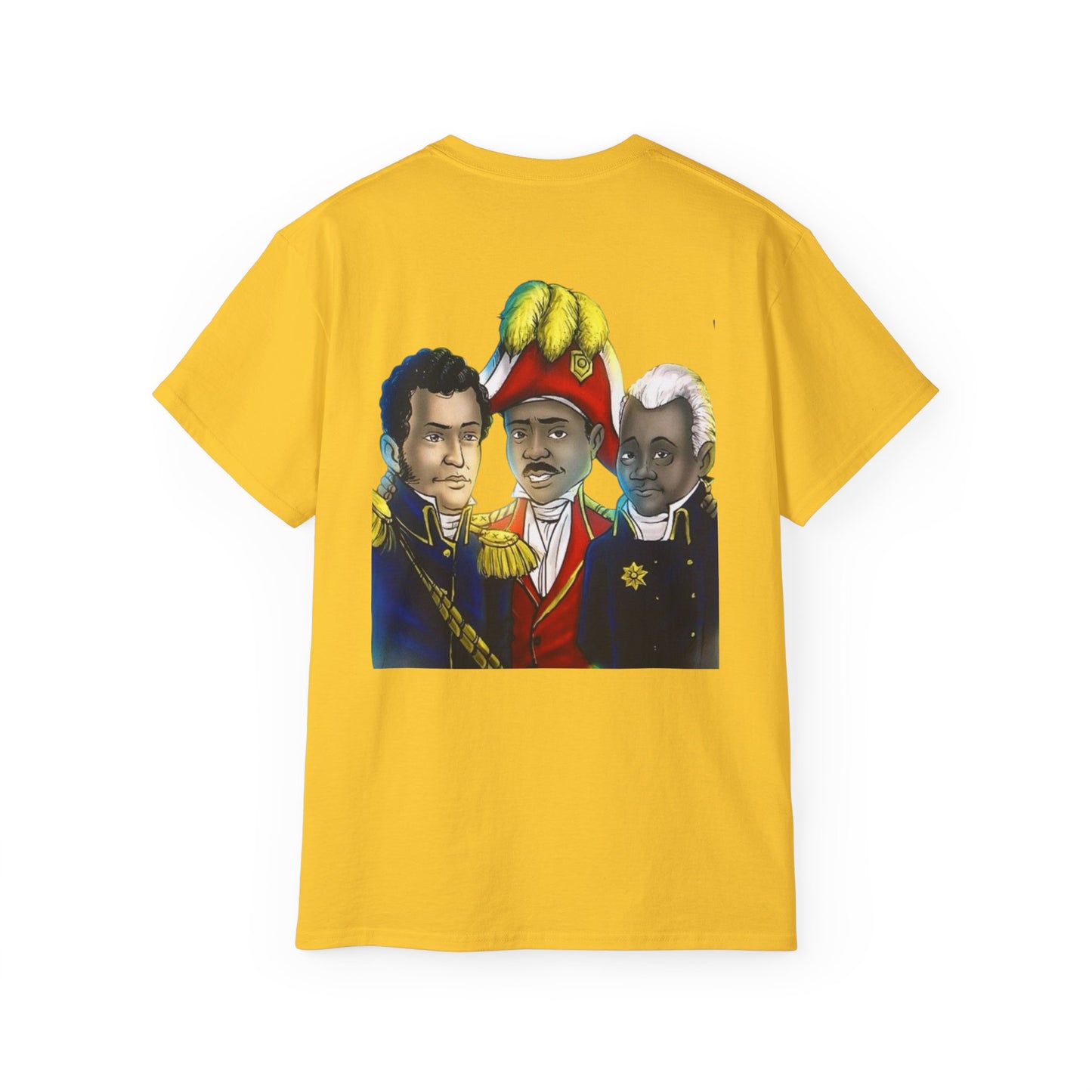 Bold Graphic Tee: Historical Artistry, Unisex Cotton Shirt, Fun Gift for History Buffs, Perfect for Casual Wear, Unique Statement Shirt