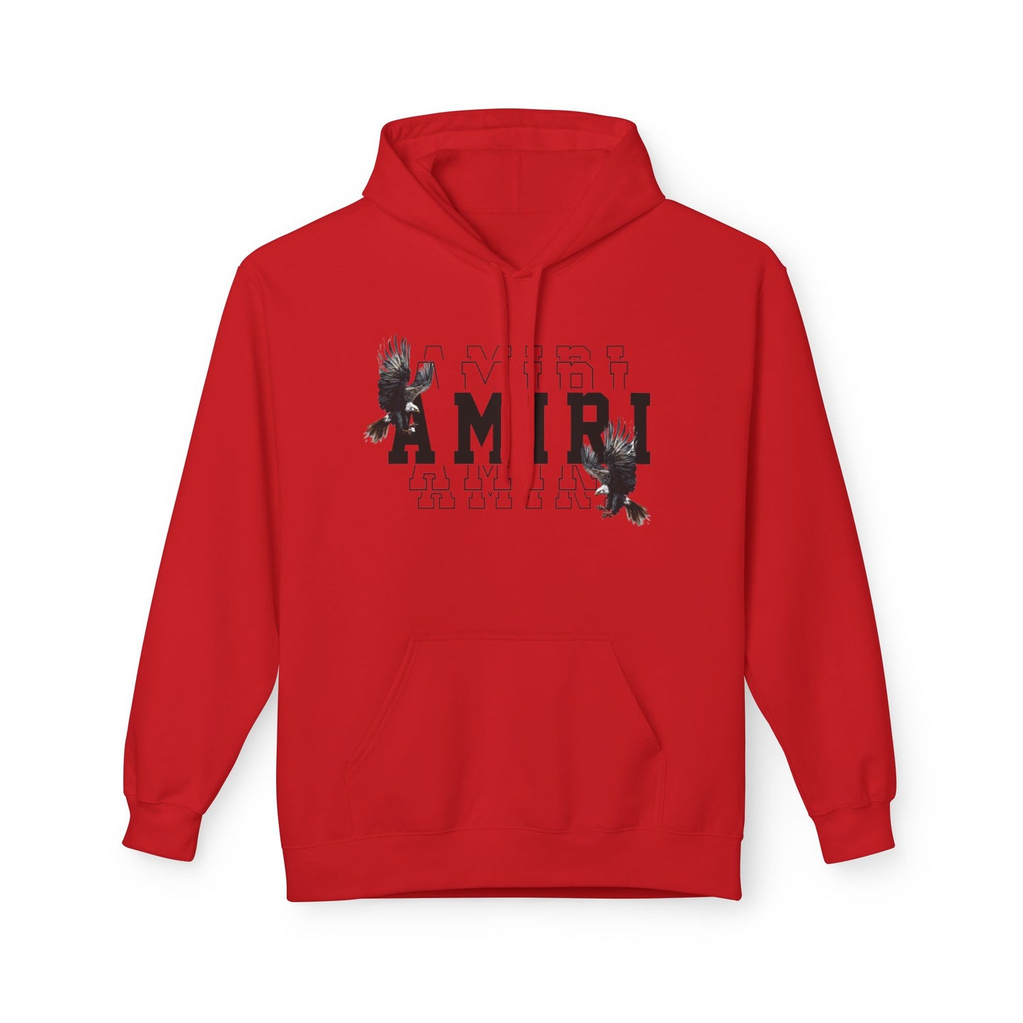 Amiri Graphic Hoodie — Raven College Lettering Streetwear Pullover
