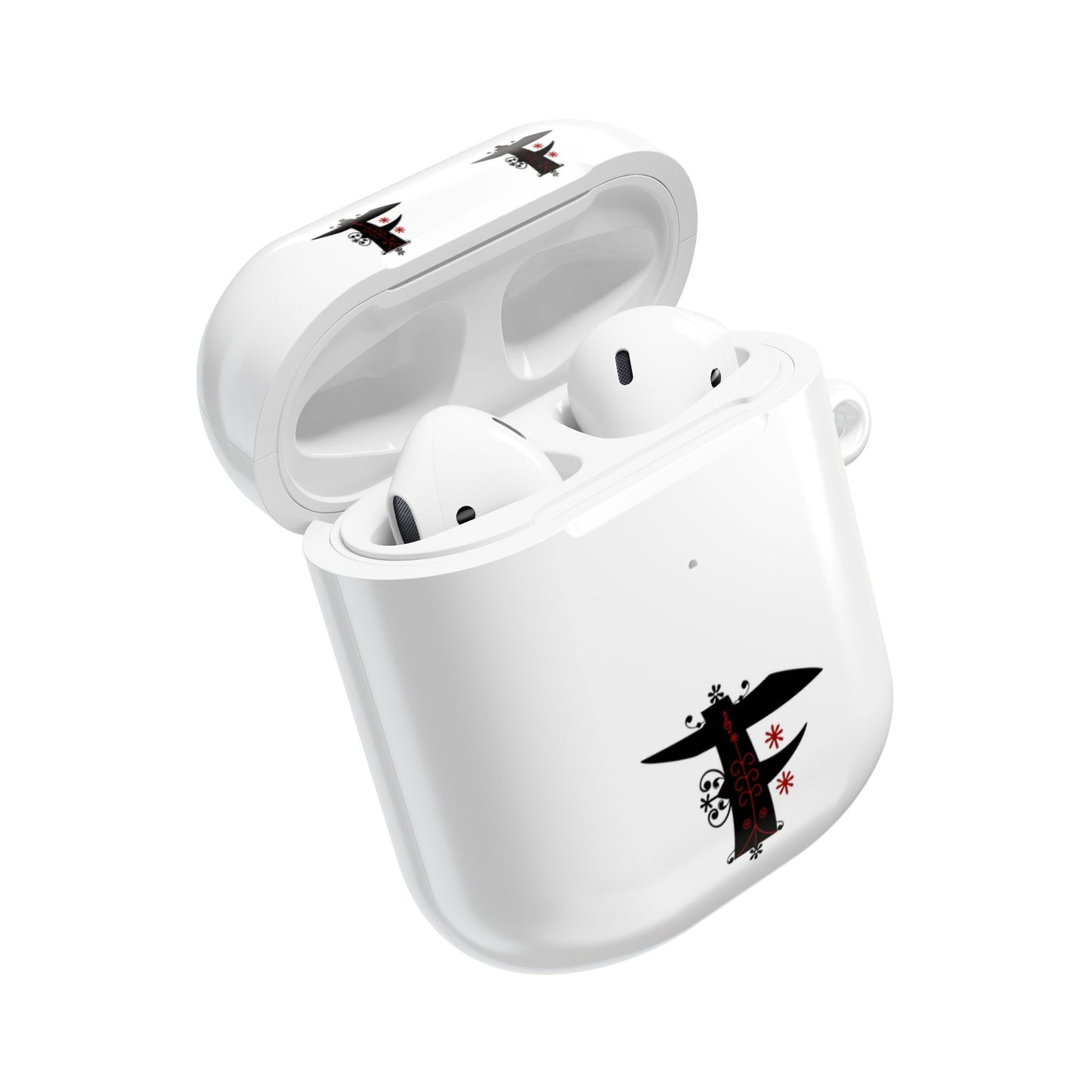 Unique Artistic AirPod Cases, Trendy Wireless Earbud Cover, Gift for Music Lovers, Personalized Tech Accessory, Cute Dart Art Design