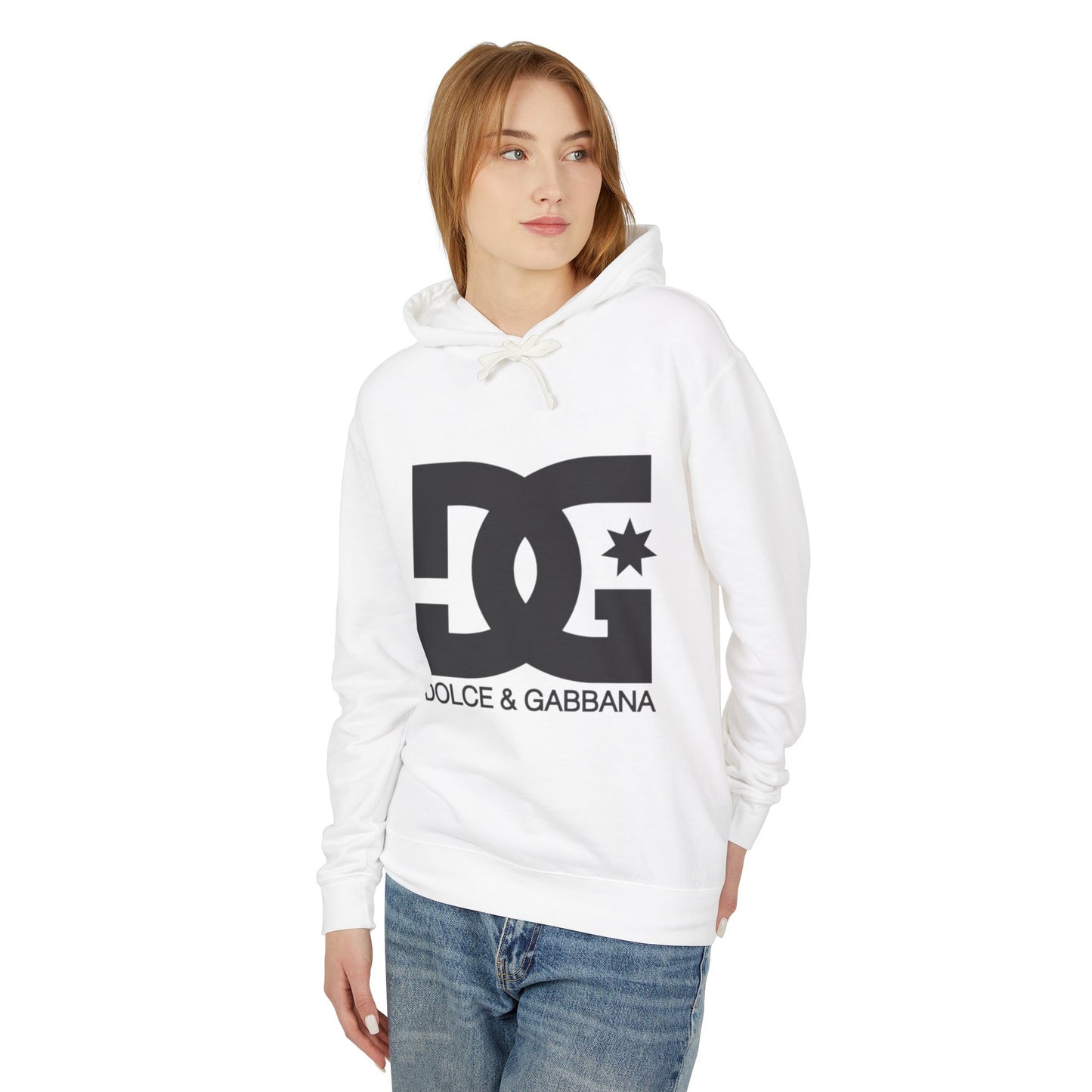 Stylish Unisex Lightweight Hoodie with Dolce & Gabbana Logo, Casual Sweatshirt, Streetwear, Gift for Him or Her, Trendy Layering