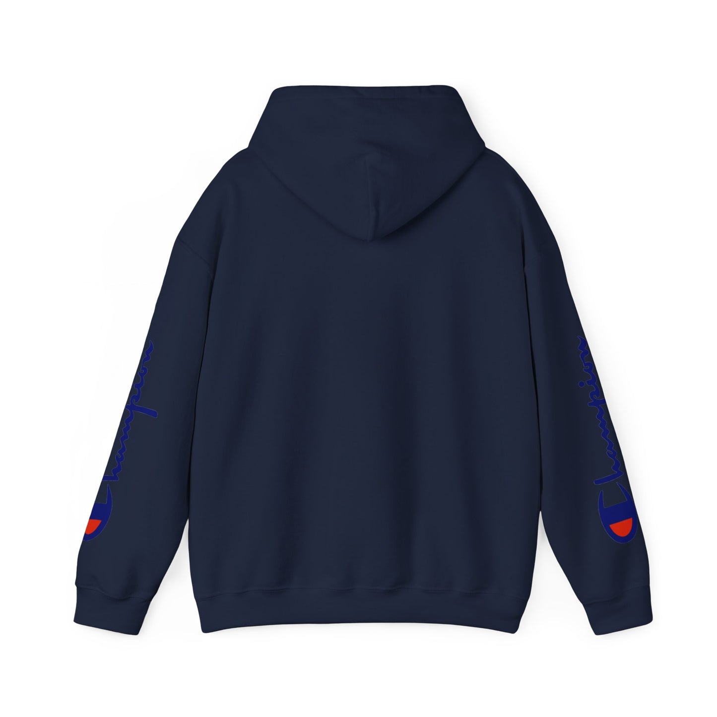 Champion Logo Unisex Hoodie, Cozy Streetwear Sweatshirt, Casual Layering Top, Gift for Him/Her, Everyday Comfort Wear