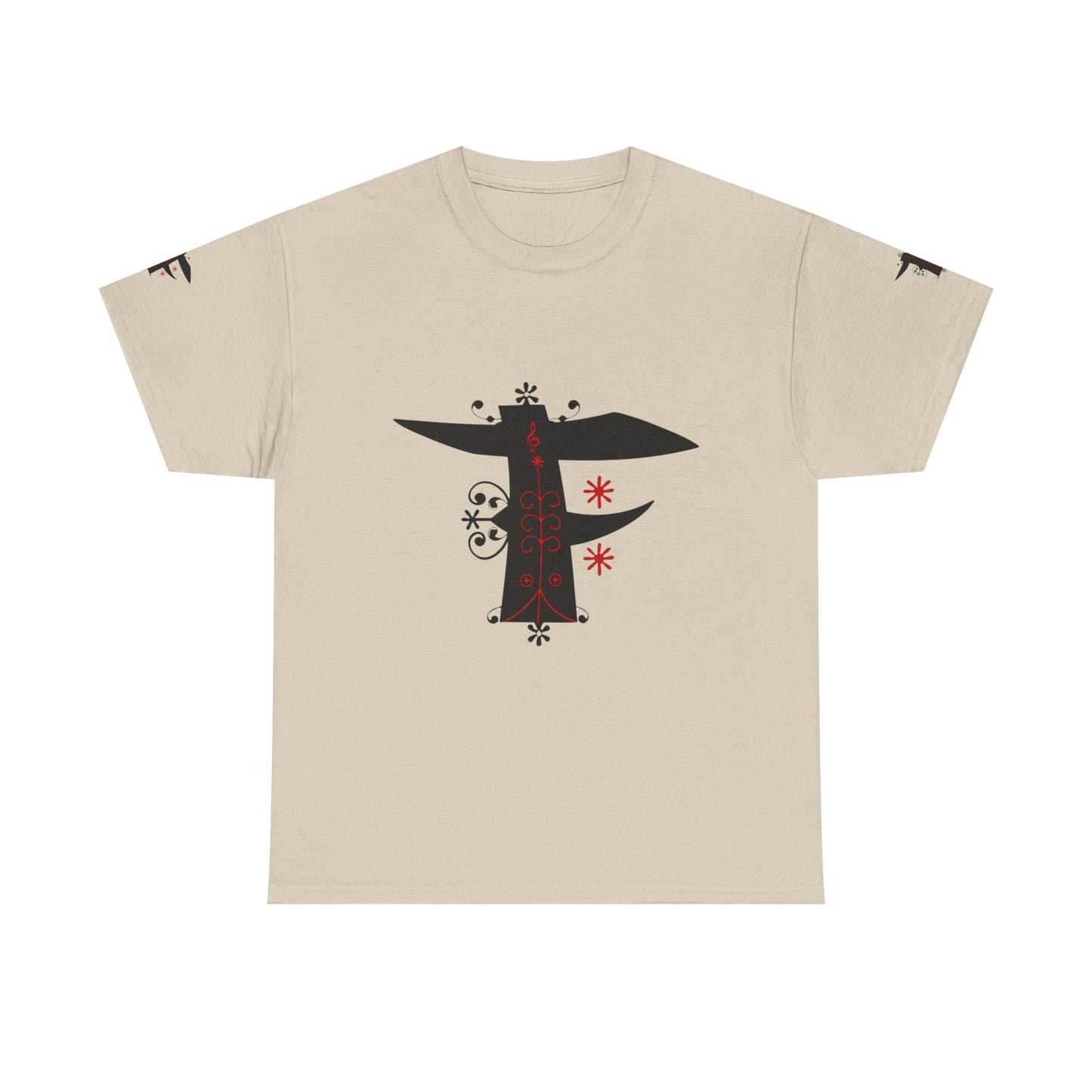 Festive Papa Rap Unisex Heavy Cotton Tee | Holiday Gift, Casual Wear, Graphic Tee, Family Celebration Shirt, Unique Gift for Dads